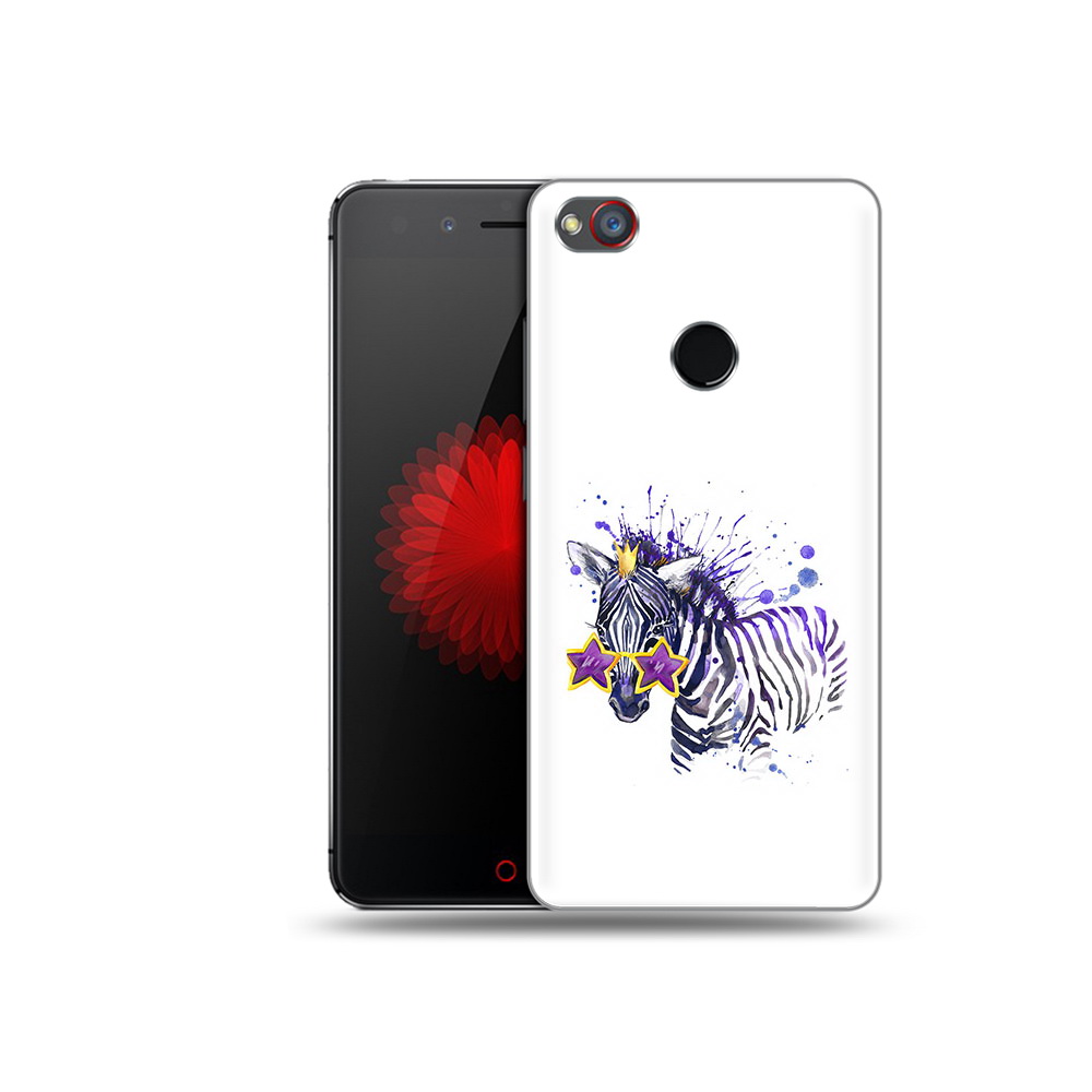 

Чехол MyPads Tocco для ZTE Nubia Z11 акварельная зебра (PT48017.468.215), Прозрачный, Tocco