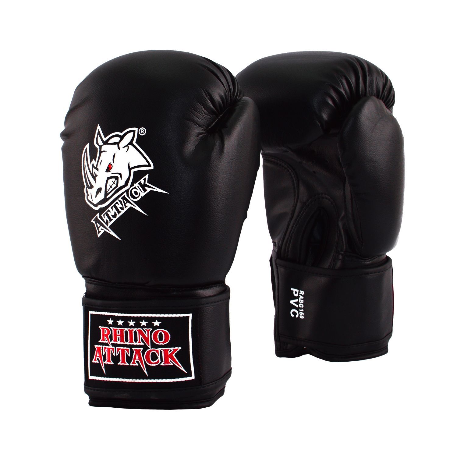 Боксерские перчатки RABG-150 Черные 8 oz