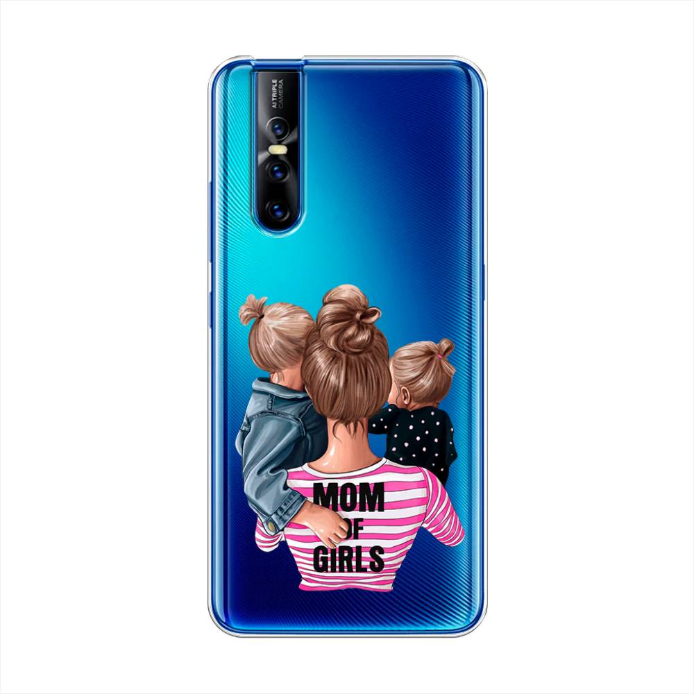 

Чехол Awog на Vivo V15 Pro "Mom of Girls", Разноцветный, 261150-6
