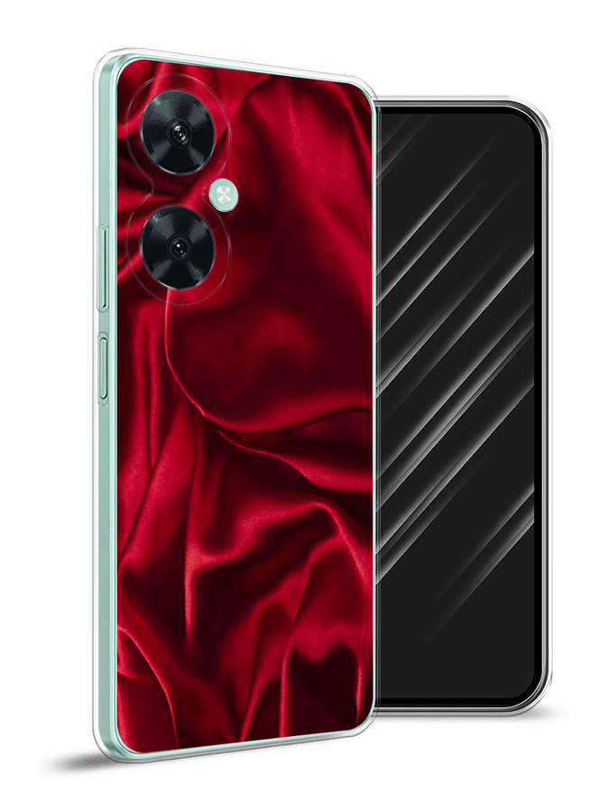 

Чехол Awog на Huawei Nova 11i "Текстура красный шелк", 6121750-3