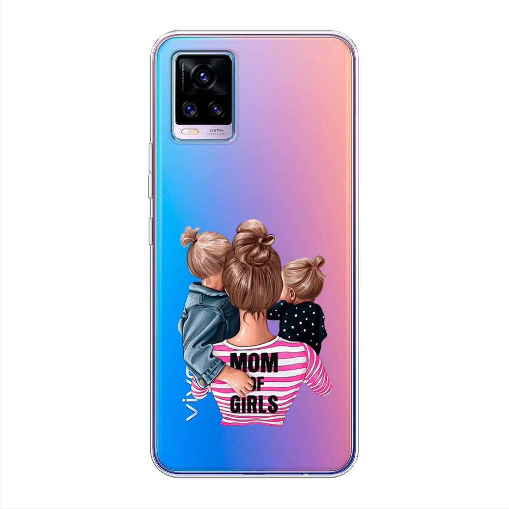 

Чехол Awog на Vivo V20 "Mom of Girls", Разноцветный, 263350-6