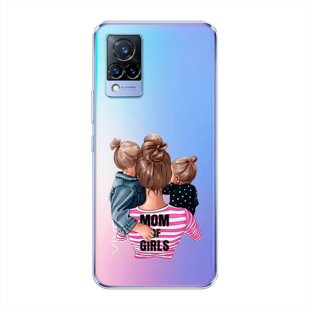 

Чехол Awog на Vivo V21 "Mom of Girls", Разноцветный, 264350-6