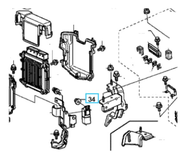 

Гайка самостопорящаяся 12мм, HONDA, Оригинал, 1шт., 1