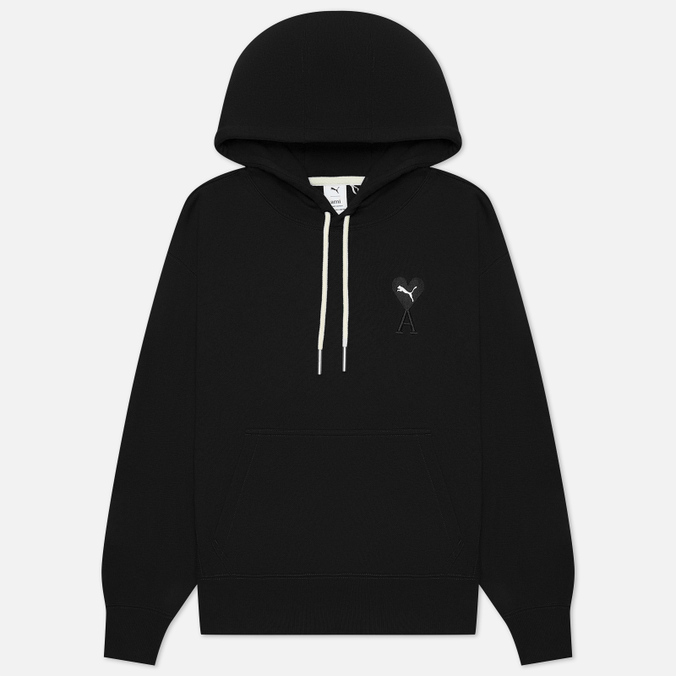 

Мужская толстовка Puma x AMI Hoodie чёрный, Размер XS, Черный, x AMI Hoodie