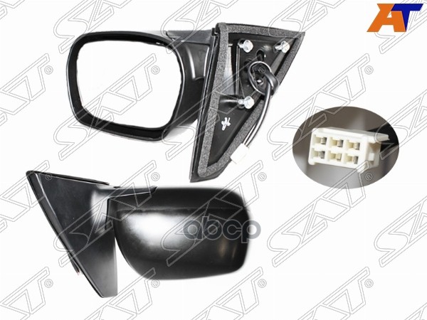 

Зеркало Toyota Rav4 00-05 Rh Рег-Ка, Обогрев, 5Конт 1Шт