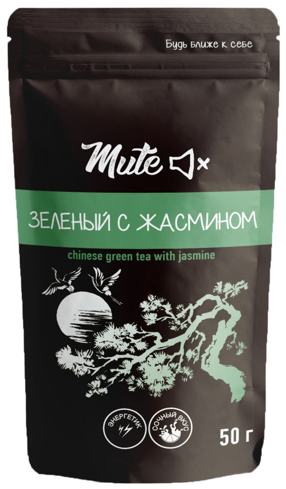 

Чай зеленый Mute с жасмином 50г