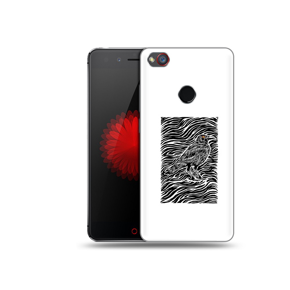 

Чехол MyPads Tocco для ZTE Nubia Z11 ворон в абстракции (PT48017.468.272), Прозрачный, Tocco