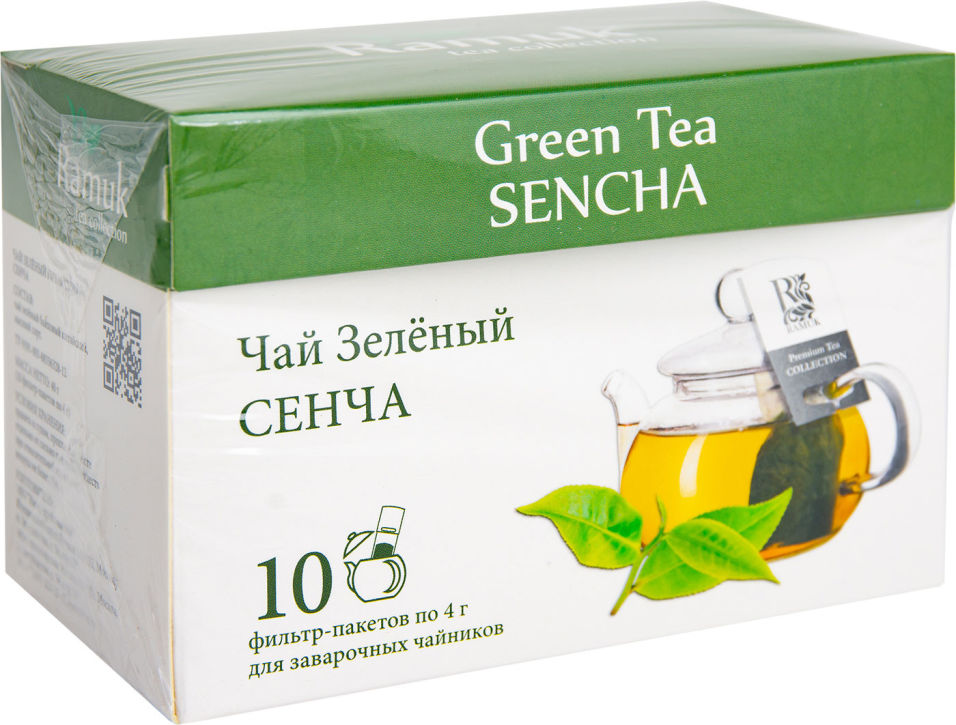 

Чай зеленый Ramuk Сенча 10 пак