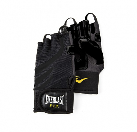 Перчатки для фитнеса и тяжелой атлетики Everlast FIT Weightlifting, черный/серый, M; L