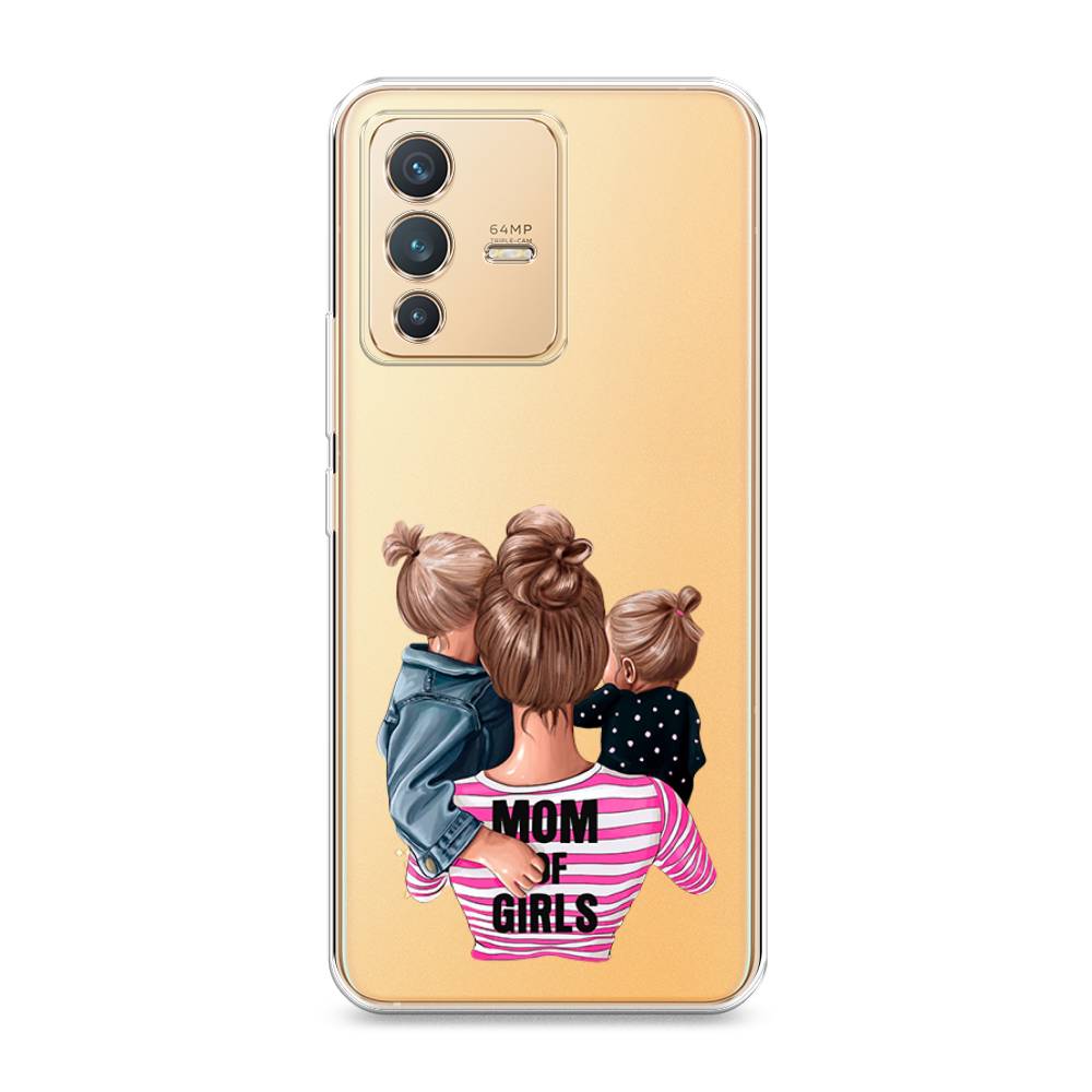 

Чехол Awog на Vivo V23 "Mom of Girls", Разноцветный, 266050-6