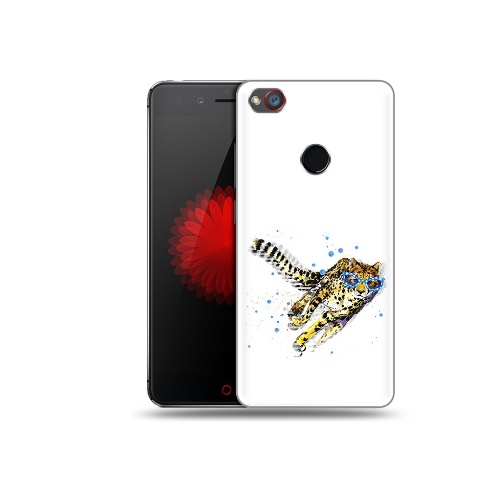 

Чехол MyPads Tocco для ZTE Nubia Z11 гепард в очках (PT48017.468.287), Прозрачный, Tocco