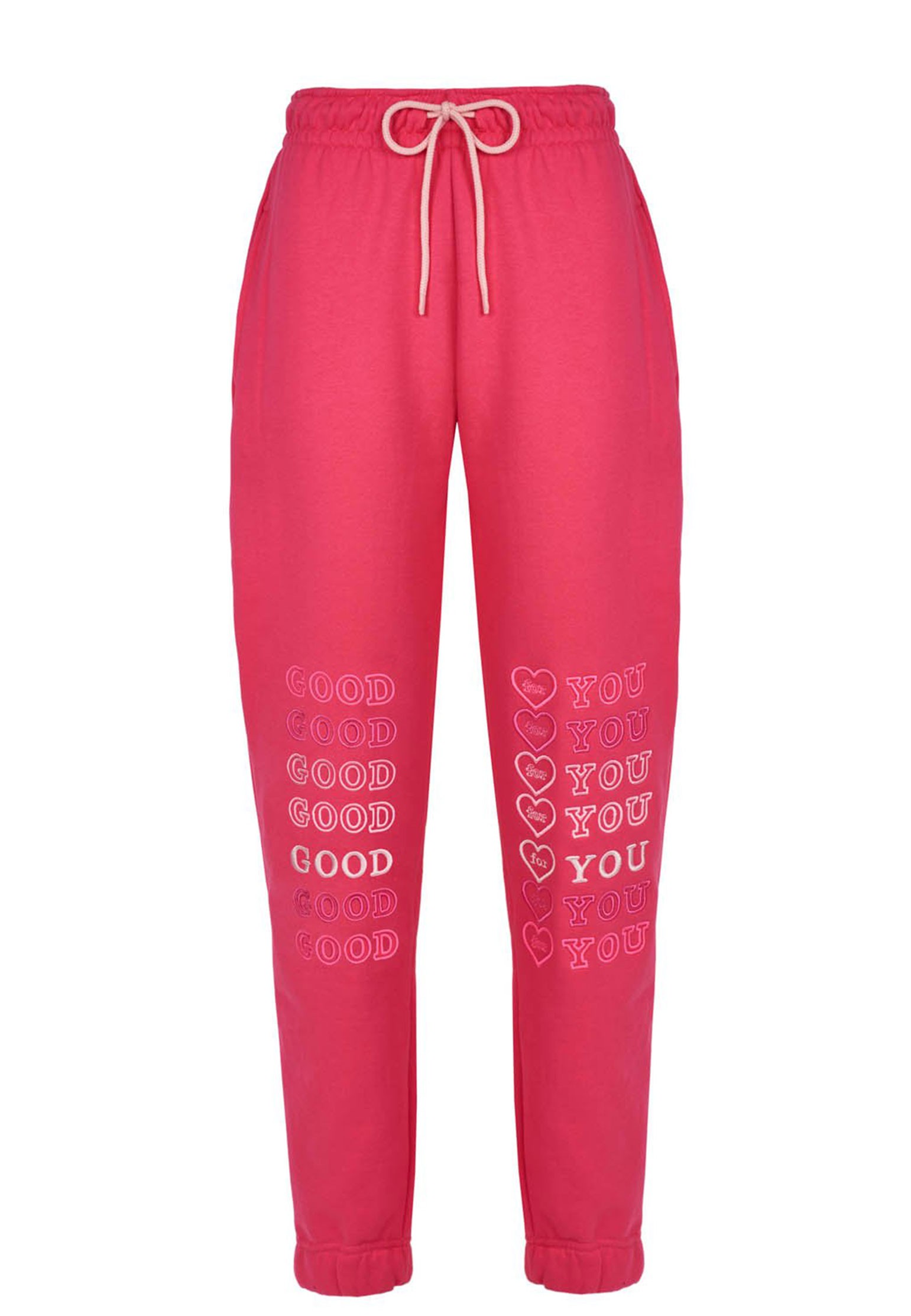 Спортивные брюки женские IRENEISGOOD 131160 розовые S