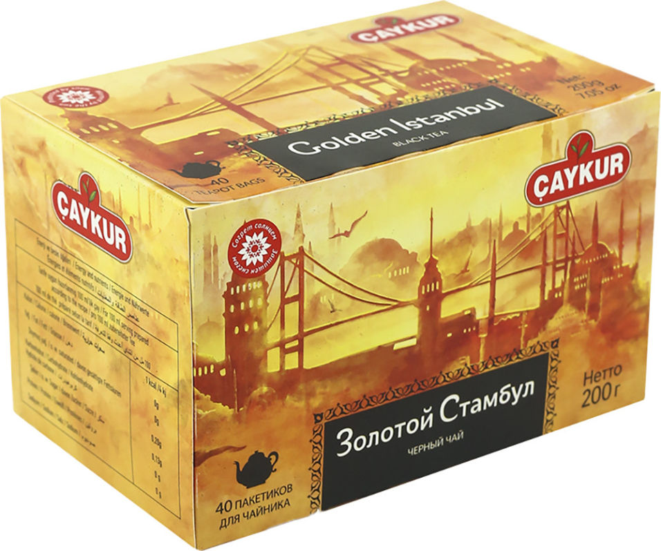 

Чай черный Golden Istanbul 40 пак