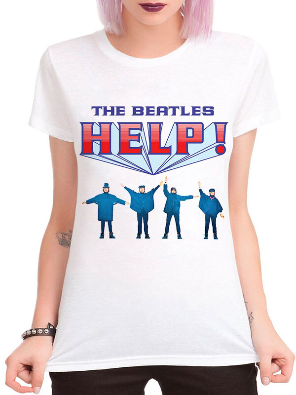 фото Футболка женская design heroes the beatles белая 2xl