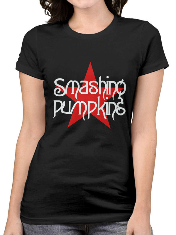 фото Футболка женская design heroes the smashing pumpkins star черная xs