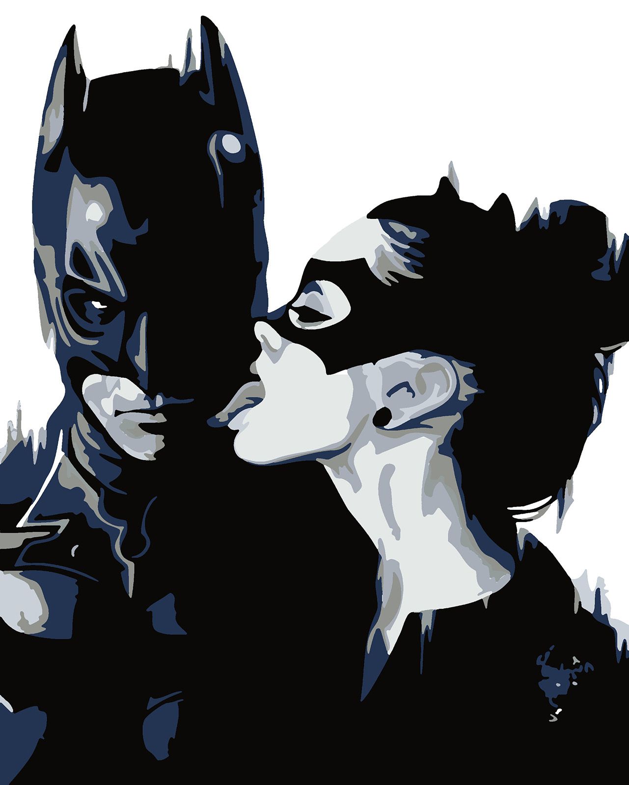 

Картина по номерам Красиво Красим Бэтмен и Кошка Темный, 60 х 80 см, Бэтмен и Кошка Темный