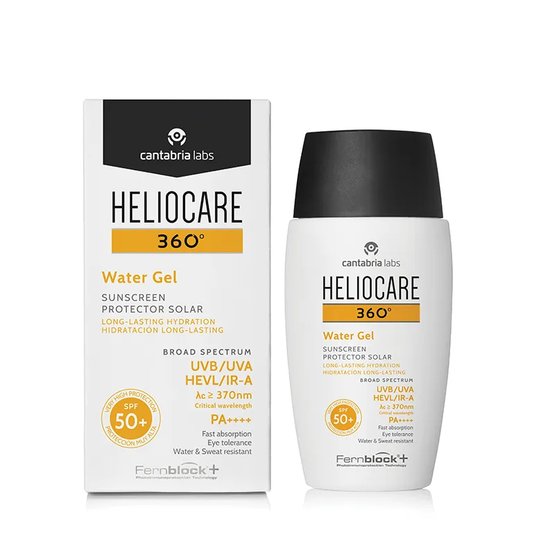 Солнцезащитный увлажняющий гель-флюид с СЗФ 50+ Heliocare 360 Water Gel Sunscreen SPF 50+