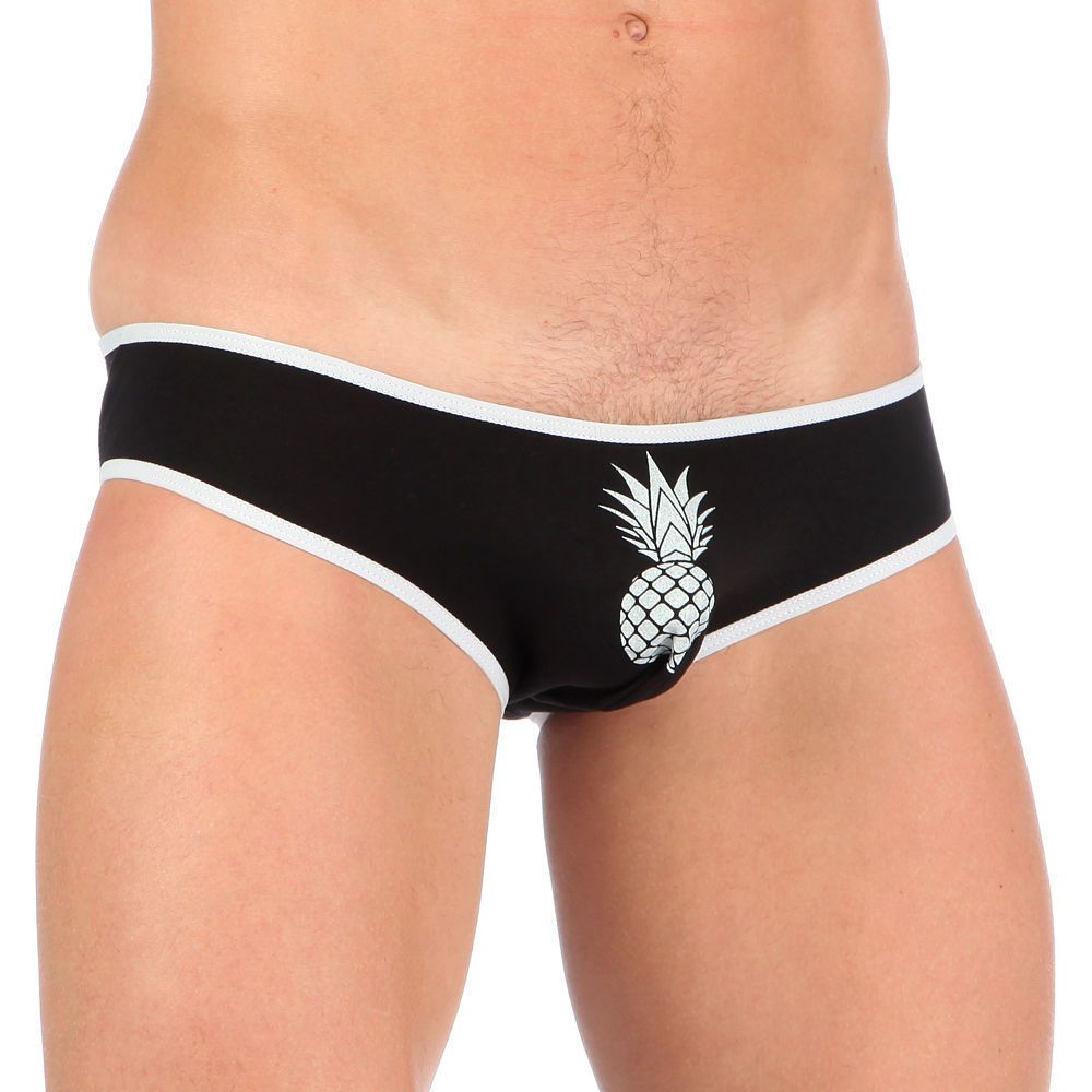 

Мужские мини-слипы с белой окантовкой Pineapple S оранжевый