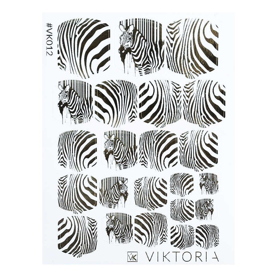 Плёнка для дизайна ногтей VIKTORIA №012 рисунок для ландшафного дизайна