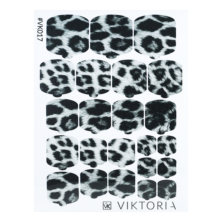 Плёнка для дизайна ногтей VIKTORIA №017 рисунок для ландшафного дизайна