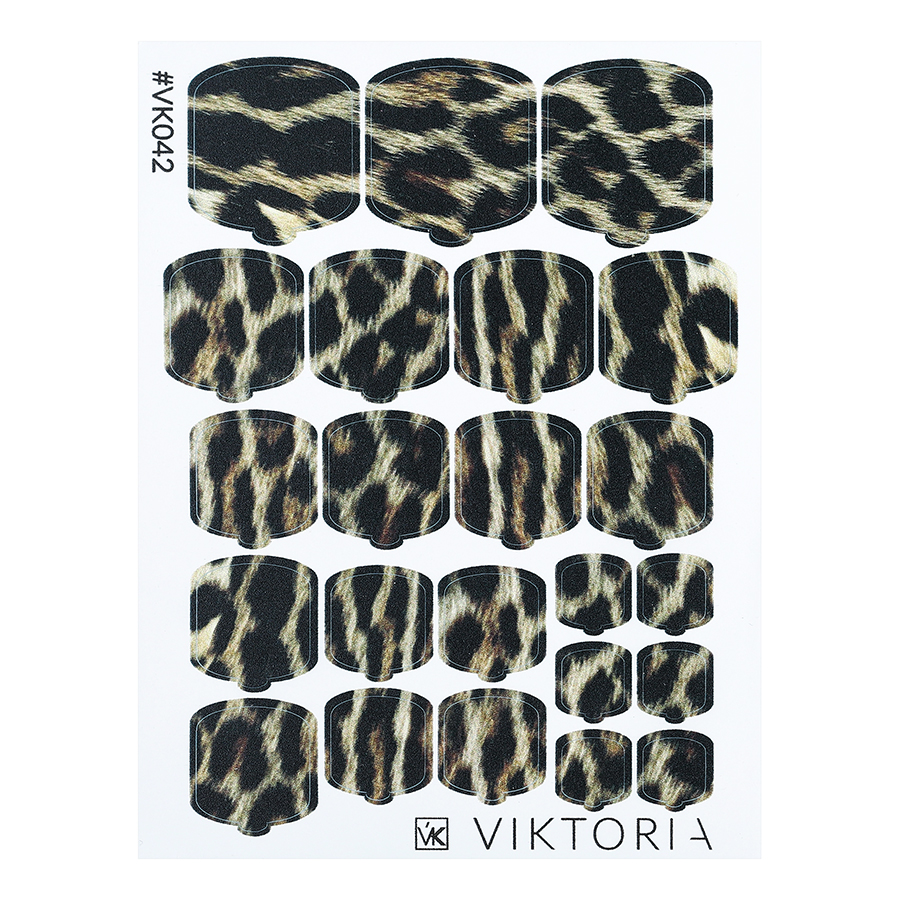 Плёнка для дизайна ногтей Viktoria №042 рисунок для ландшафного дизайна