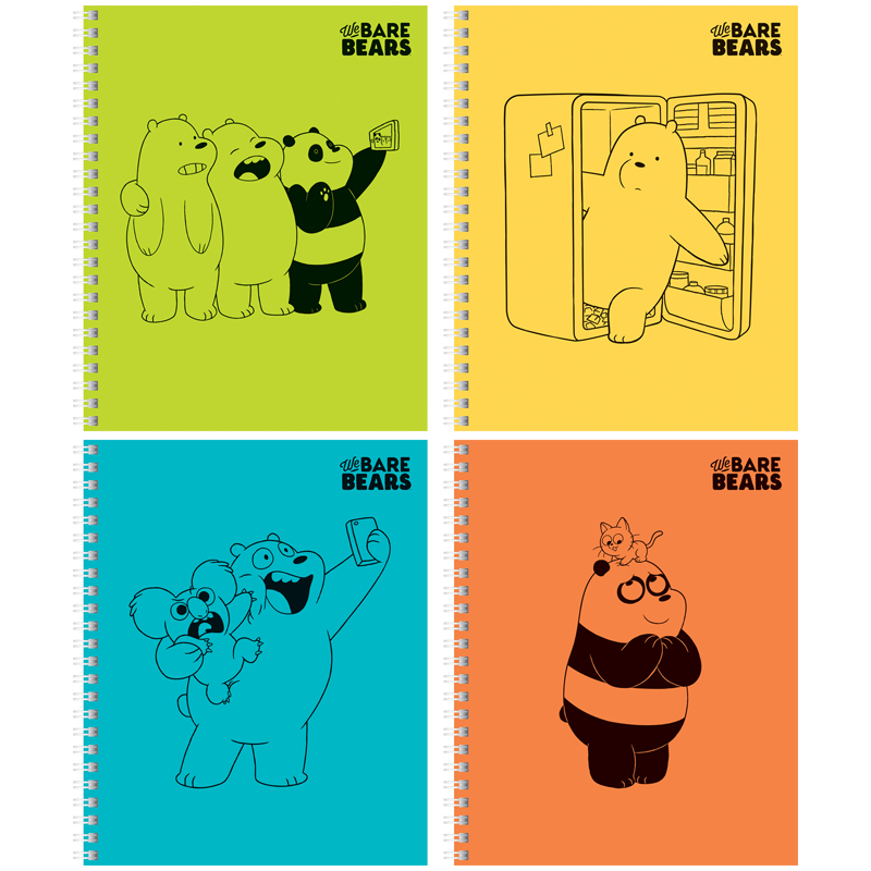 

Тетрадь общая в клетку Hatber We Bare Bears Вся правда о медведях 48Т5В1гр, 48 л., 1 шт., 48Т5В1гр