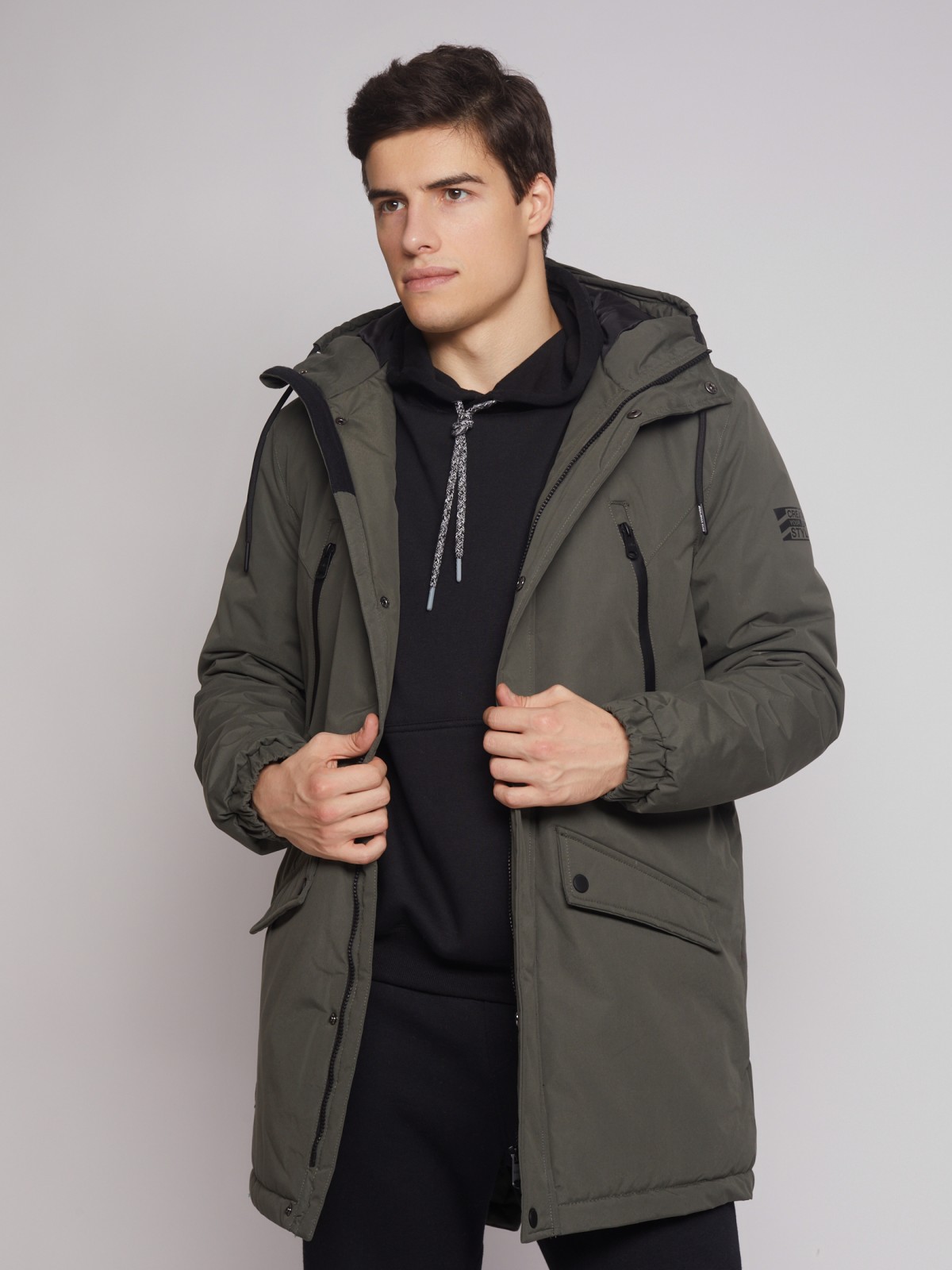 

Парка мужская Zolla 012345239044 хаки 2XL, 012345239044