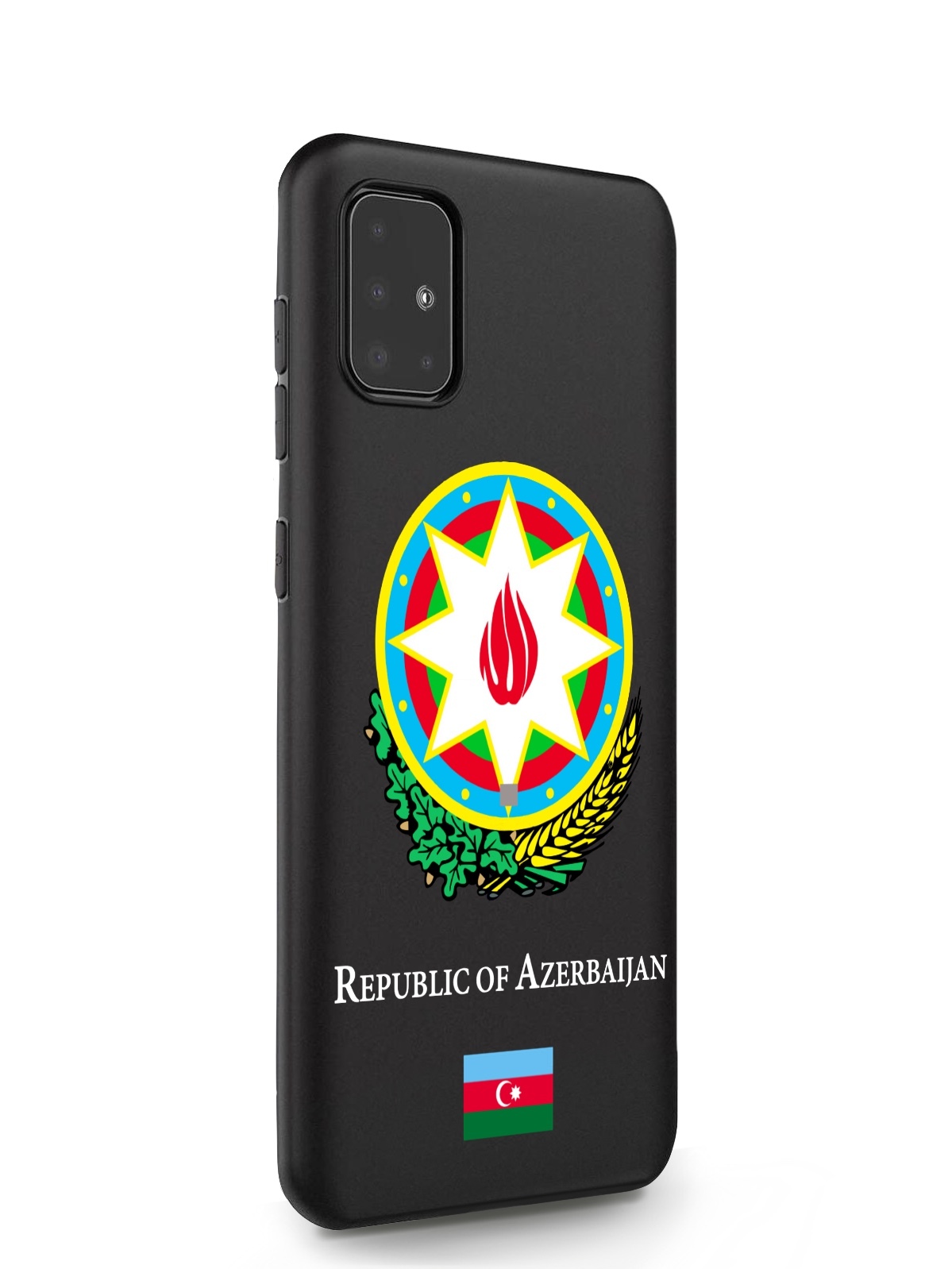 фото Чехол signumcase для samsung galaxy a51 герб азербайджана черный