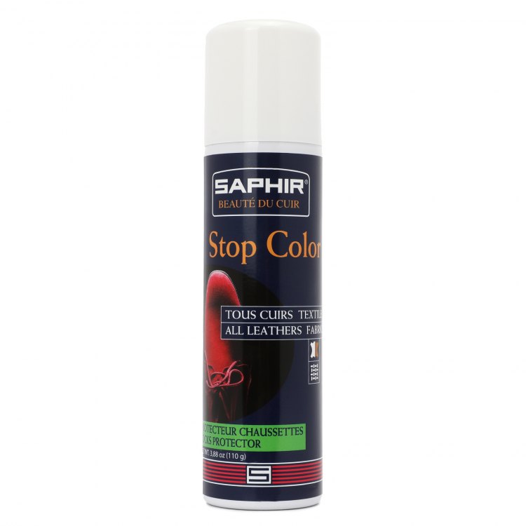 

Фиксатор красителя для обуви Saphir STOP COLOR 150 мл, STOP COLOR