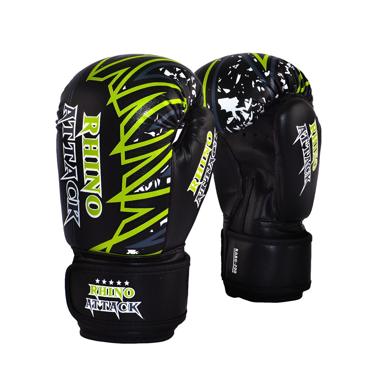 Боксерские перчатки RABG-200 Зеленые 4 oz