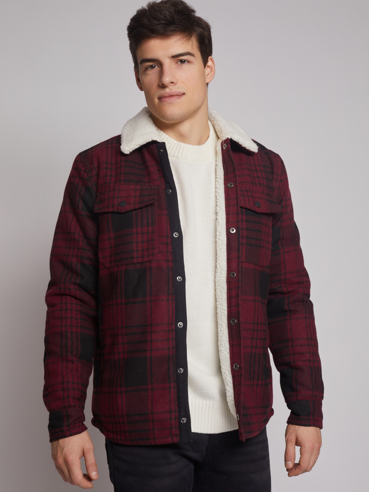 

Пальто мужское Zolla 212335859014 красное 2XL, 212335859014