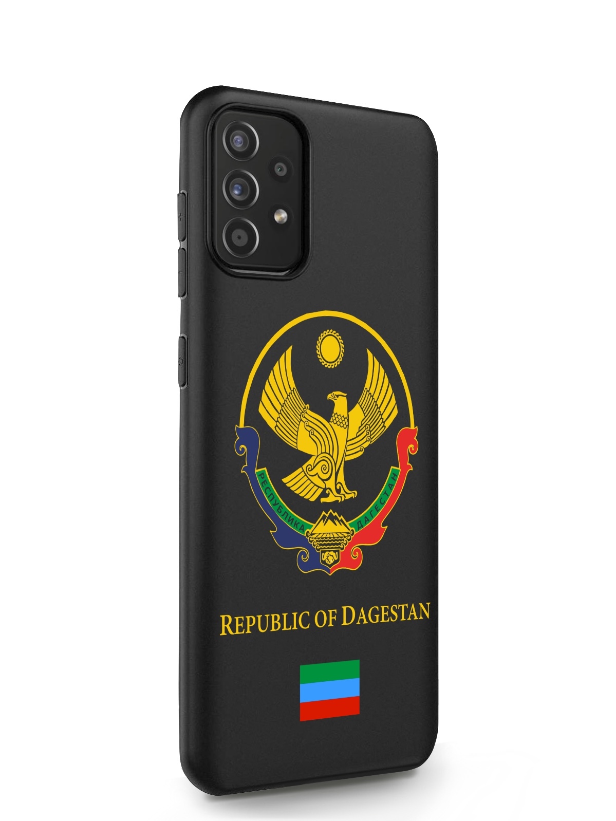 фото Чехол signumcase для samsung galaxy a52 герб дагестана черный
