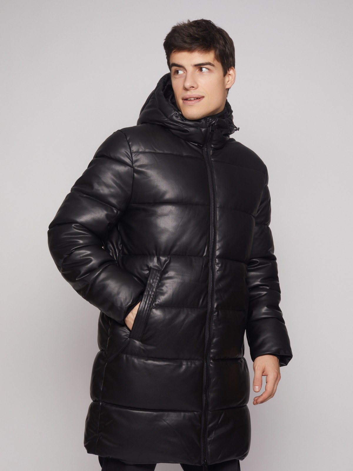 Пальто мужское Zolla 012425250044 черное XL