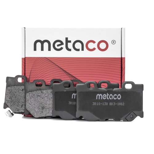 

Тормозные колодки METACO задние дисковые 3010138