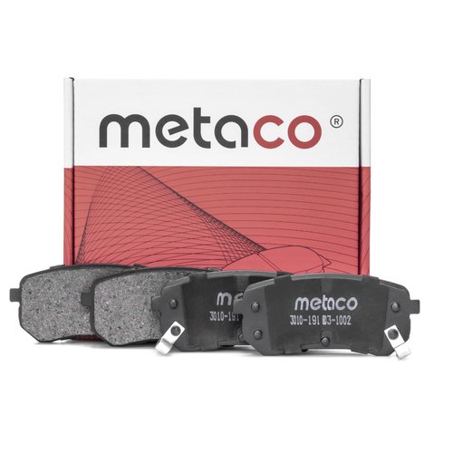 

Тормозные колодки METACO задние дисковые 3010191