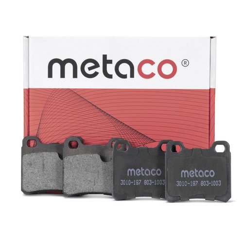 Колодки тормозные задние дисковые к-кт METACO 3010197