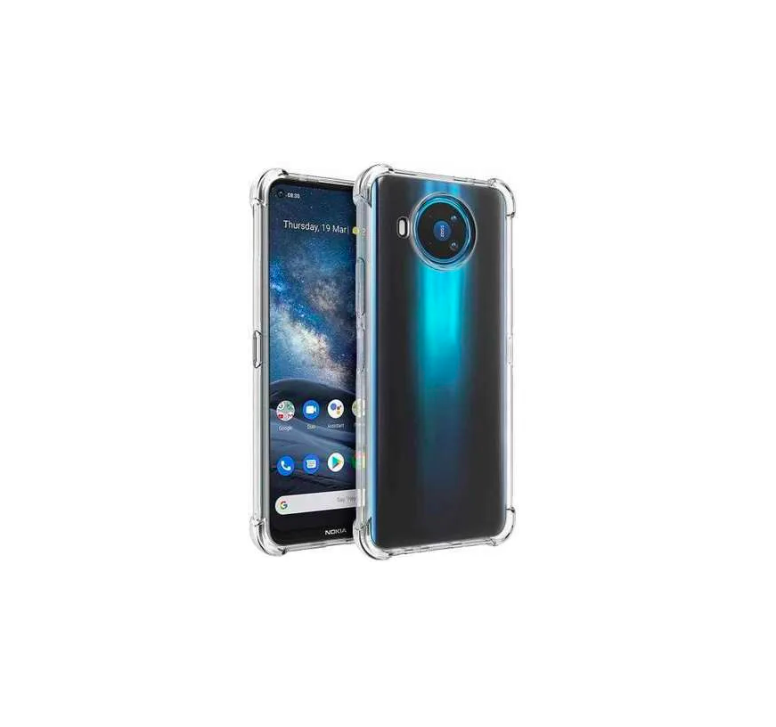 

Чехол задняя-панель-накладка-бампер MyPads Tocco для Nokia X100 с усиленной защитой углов, Прозрачный