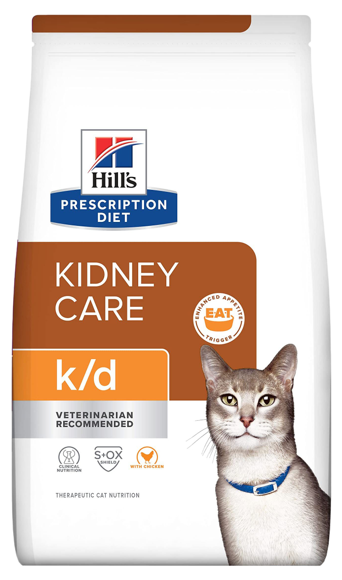 

Сухой корм для кошек Hill's Prescription Diet k/d курица, 3 кг