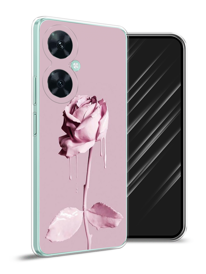

Чехол Awog на Huawei Nova 11i "Роза в краске", Белый;розовый, 6121750-8