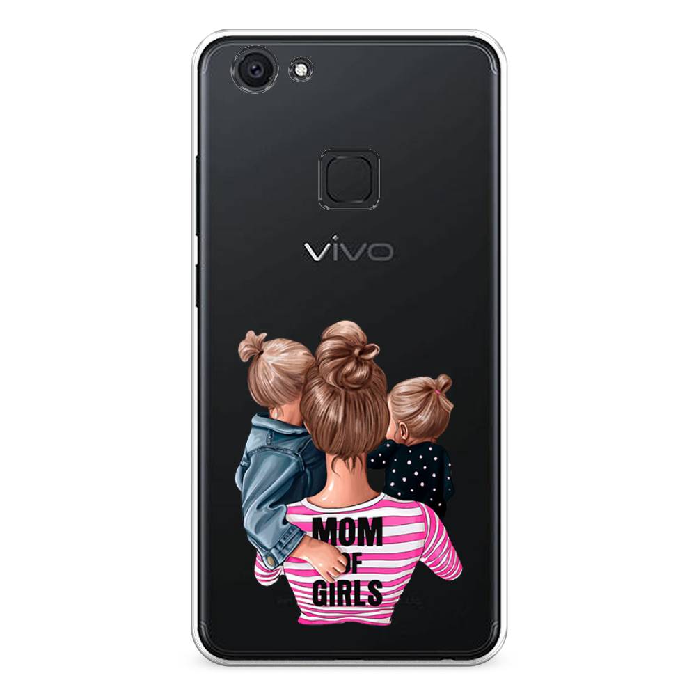 

Чехол Awog на Vivo V7 "Mom of Girls", Разноцветный, 260450-6