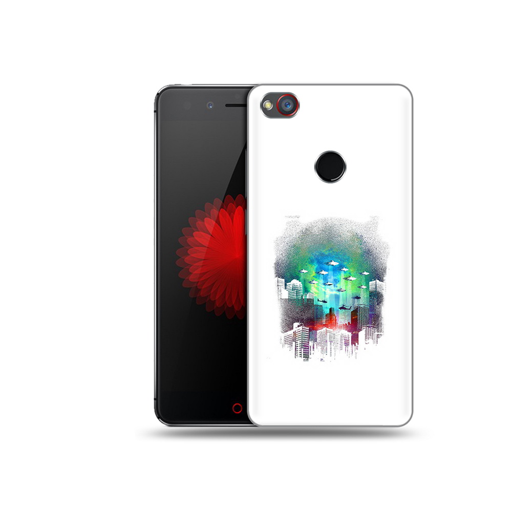 

Чехол MyPads Tocco для ZTE Nubia Z11 город в свечении (PT48017.468.296), Прозрачный, Tocco