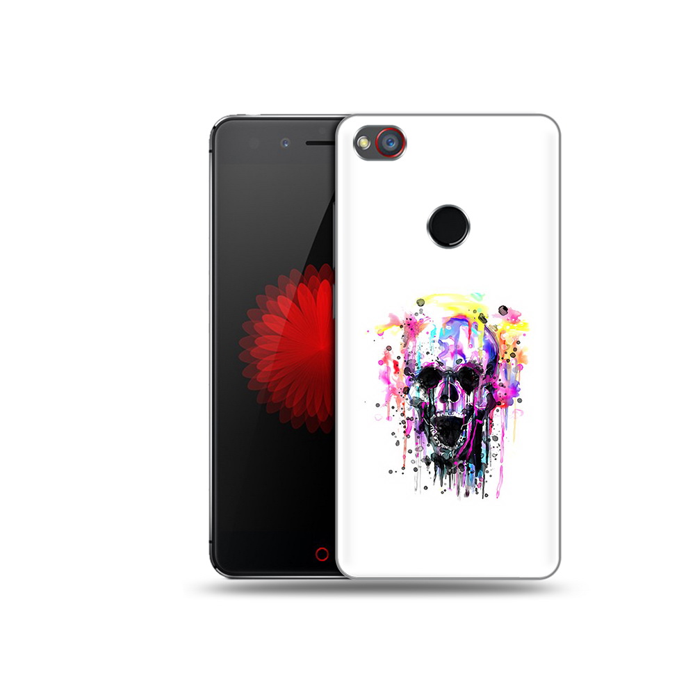 

Чехол MyPads Tocco для ZTE Nubia Z11 граффити череп (PT48017.468.298), Прозрачный, Tocco