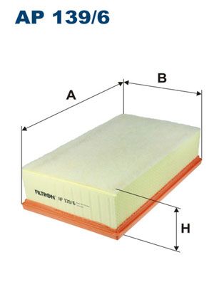 

Фильтр Воздушный Ар139/6 FILTRON ap1396