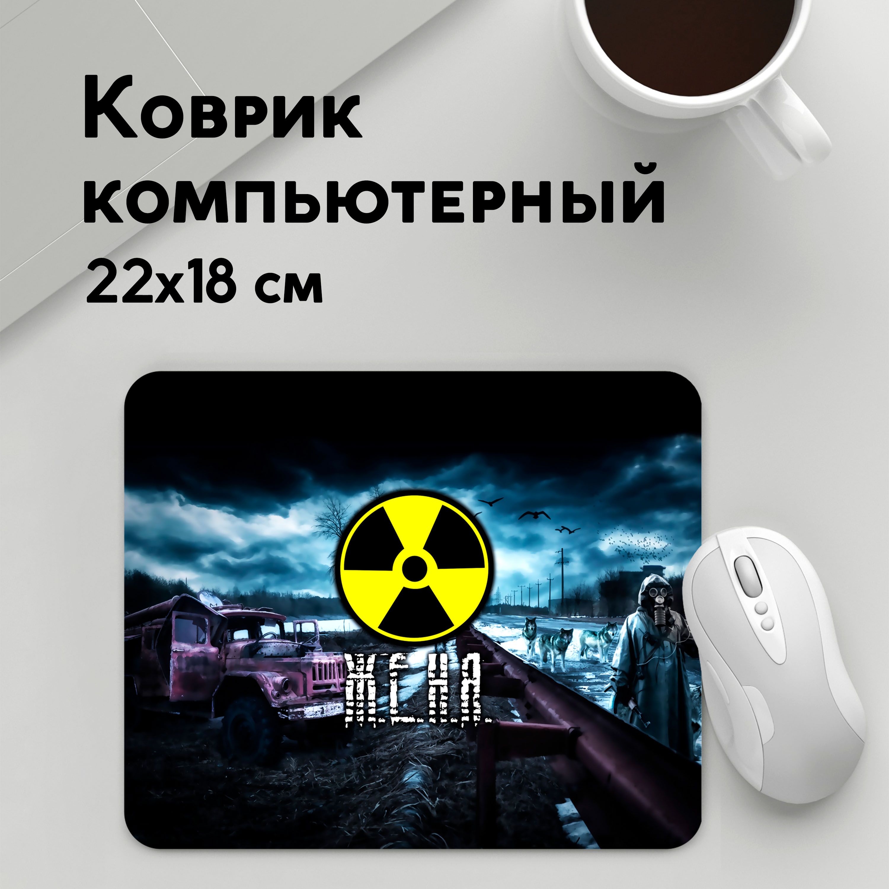 Коврик для мышки PANiN S T A L K E R Ж Е Н Я (MousePad22x18UST1UST1383073)