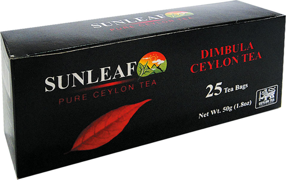 

Чай черный Sunleaf Black Dimbula Ceylo 25 пак