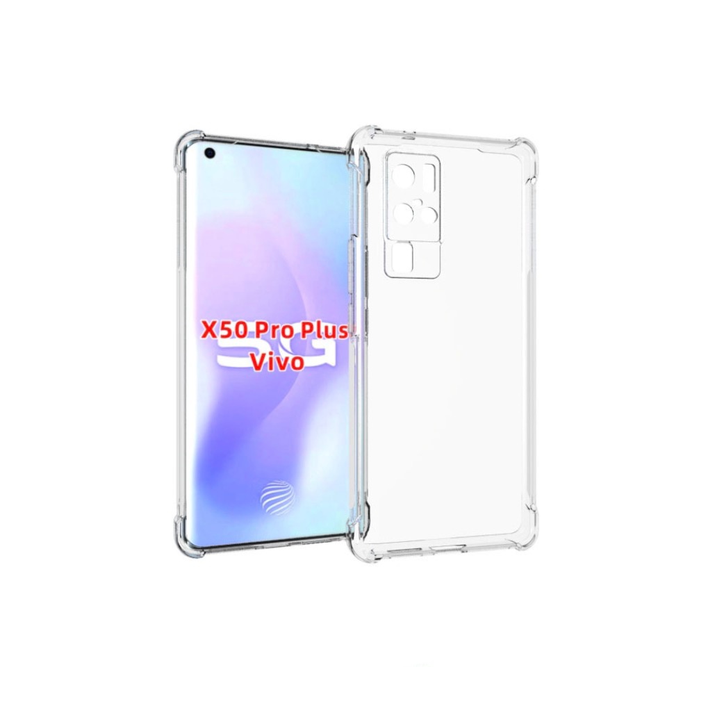 

Чехол задняя-панель-накладка-бампер MyPads Tocco для Vivo X50 Pro+ Plus с защитой углов пр, Прозрачный