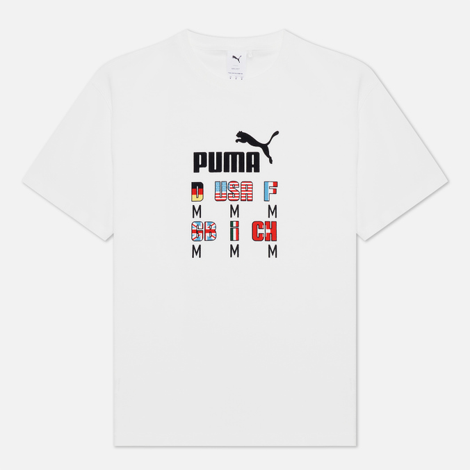 

Мужская футболка Puma The NeverWorn Graphic белый, Размер XL, The NeverWorn Graphic