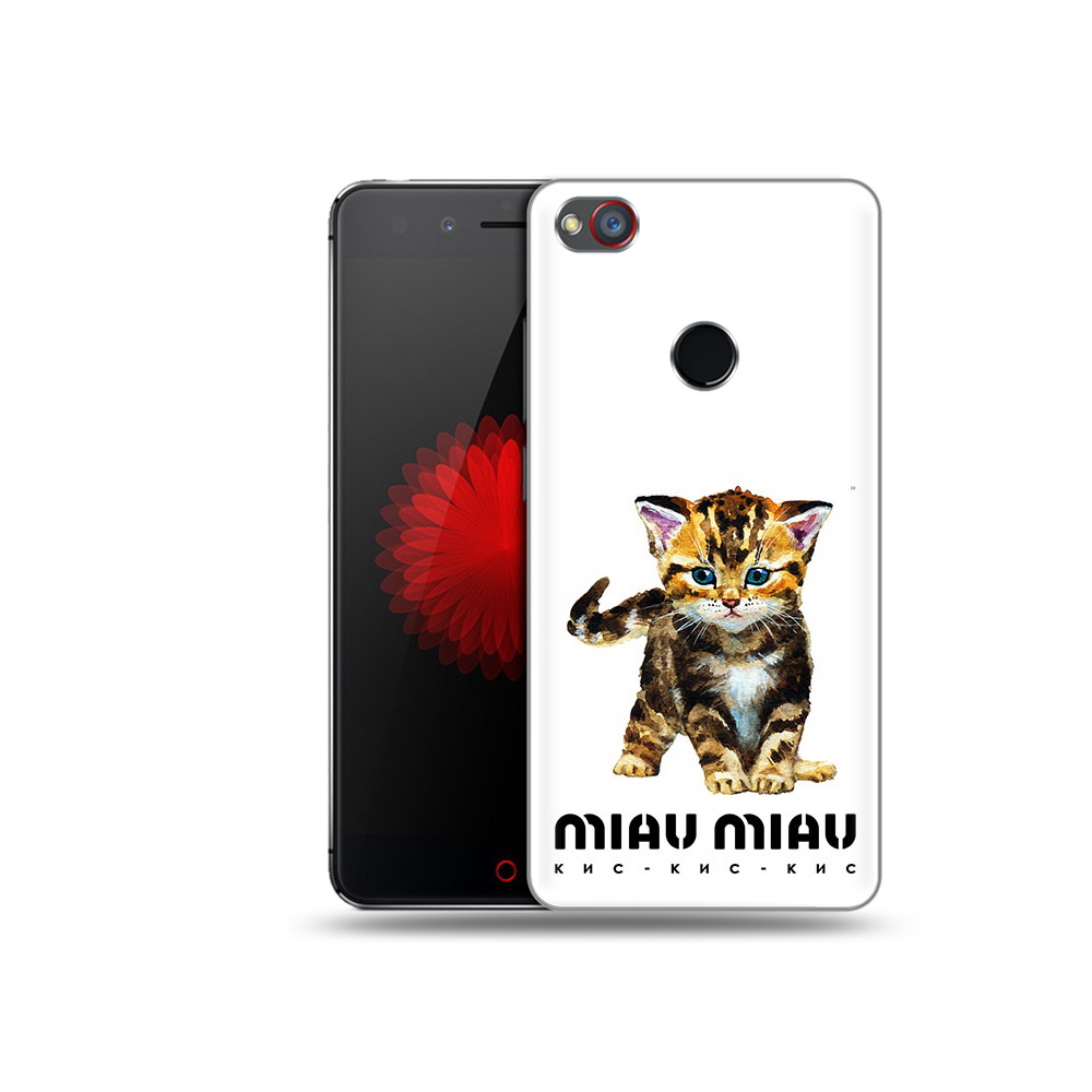 

Чехол MyPads Tocco для ZTE Nubia Z11 Бренд miau miau (PT48017.468.34), Прозрачный, Tocco