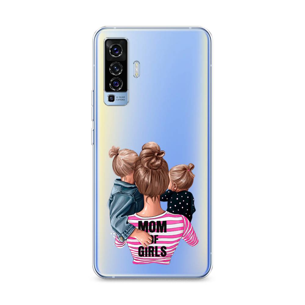 

Чехол Awog на Vivo X50 "Mom of Girls", Разноцветный, 262250-6