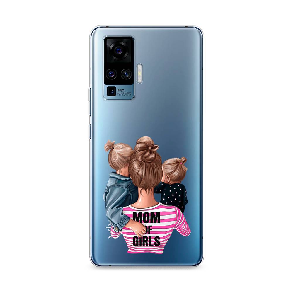 

Чехол Awog на Vivo X50 Pro "Mom of Girls", Разноцветный, 262350-6